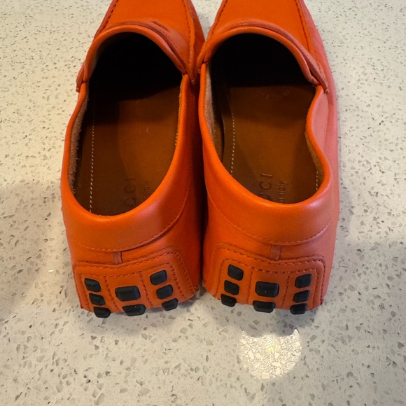 Gucci Men's Orange Loafers - Picture 3 of 7